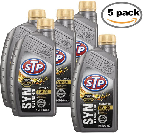 STP Motor Oil Synthetic 5W20-32 fl. oz. (5 Pack)