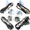 Sangyue Oxygen Sensor 02 O2 for Infiniti QX4 2002-2003 3.5L Nissan Pathfinder 2001-2002 3.5L Upstream +Downstream 4pcs