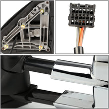 DNA Motoring TWM-020-T999-CH-SM Chrome Powered Tow Mirror+Heat+LED Smoked [For 14-17 Silverado/Sierra]