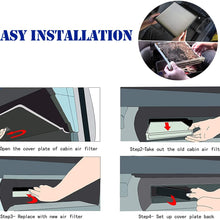 2 Pack White FD811 Cabin air filter for Mazda 3,6,CX-5, Replacement for CF11811,KD45-61-J6X