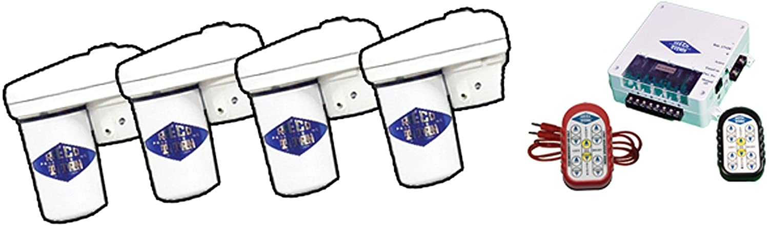 Rieco-Titan 56161 Electric Upgrade Kit for Convertible Jack - Set of 4, White (4 pack White)