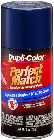 Color BTY1623-6 PK (EBTY16237-6 PK) Dark Blue Pearl Toyota Exact-Match Automotive Paint - 8 oz. Aerosol, (Case of 6)