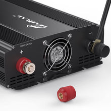 HAITRAL Power Inverter 3000W Modified Sine Wave Inverter 3000 Watt 12 Volt DC to 110 Volt AC Converter with Three Intelligent Temperature Control Fans