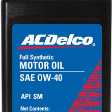 ACDelco 10-9079 0W-40 Synthetic Motor Oil - 1 qt