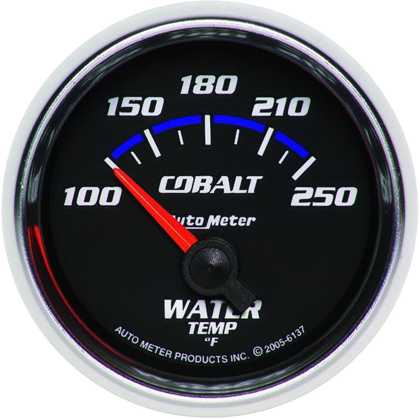 Auto Meter 6137 Cobalt Short Sweep Electric Water Temperature Gauge
