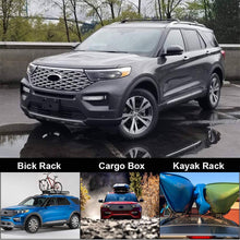 Snailfly Crossbars Fit for 2020 2021 Ford Explorer Black Roof Rack Rails Cross Bars