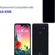 SWARK LCD Display Compatible with LG K50S LMX540HM, LM-X540, LM-X540BMW, LMX540BMW (Black) LCD Display Touch Screen Display + Tools