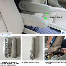Wadoy Pair PU Leather Seat Armrest Cover for Honda Odyssey 2005-2010（Gray）