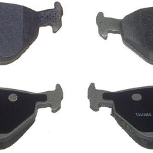 Wagner ThermoQuiet MX763 Semi-Metallic Disc Pad Set, Rear