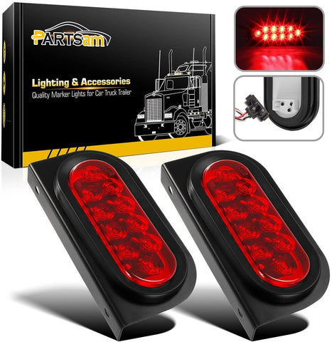 Partsam 2pcs Waterproof 6