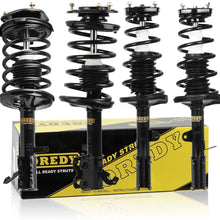 OREDY Shocks and Struts Set of 4PCS Front and Rear Complete Struts Assembly Coil Springs Shock Struts 11151 11152 15052 15051 171953 171954 181954 181953