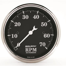 AUTO METER 1798 Old TYME Black Electric Tachometer