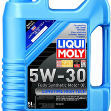 Liqui Moly (2039-4PK Longtime High Tech 5W-30 Synthetic Motor Oil - 5 Liter, (Pack of 4)