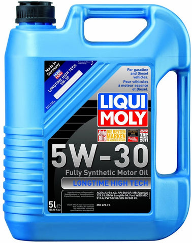 Liqui Moly (2039-4PK Longtime High Tech 5W-30 Synthetic Motor Oil - 5 Liter, (Pack of 4)