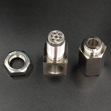 90 Degree Real Mini Catalytic Converter Oxygen O2 Sensor Socket (304 Stainless Steel)