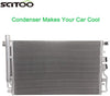 SCITOO SCITOO AC A/C Condenser 3789 Compatible with 2010-2016 GMC Terrain 2010-2015 Chevrolet Equinox