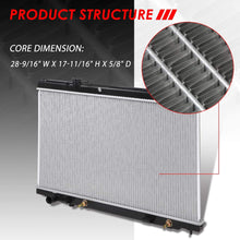 2780 OE Style Aluminum Core Cooling Radiator Replacement for Infiniti M35 AT 06-10