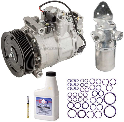 For Audi A8 Quattro 2004 2005 2006 AC Compressor w/A/C Repair Kit - BuyAutoParts 60-81565RK NEW