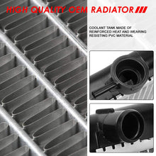 DPI 886 OE Style Aluminum Core High Flow Radiator Replacement for 88-91 Honda Civic/CRX AT/MT