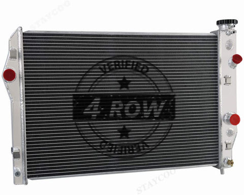 CoolingSky 62MM 4 Row Core Aluminum Radiator for 1993-02 Chevrolet Camaro Z28 / Firebird Trans Am &Formula