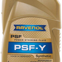 RAVENOL J1B1045 Power Steering Fluid - PSF-Y Full Synthetic Hydraulic Fluid (1 Liter)