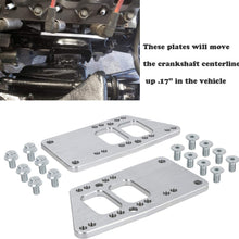 for LS Engine Motor Mount Adapter Plate Universal Swap Bracket Small Block Conversion Adjustable LS1 LS3 LS2 LQ4 LQ9 LS6 L92 L99 L33 LR4, Chevy SBC BBC V8 GMBillet 551628