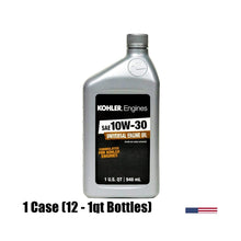 (12-Packs) Kоhlеr Command Engine 10W-30 Motor Oil Cаsе of 25 357 06S 1 Quart Bottles