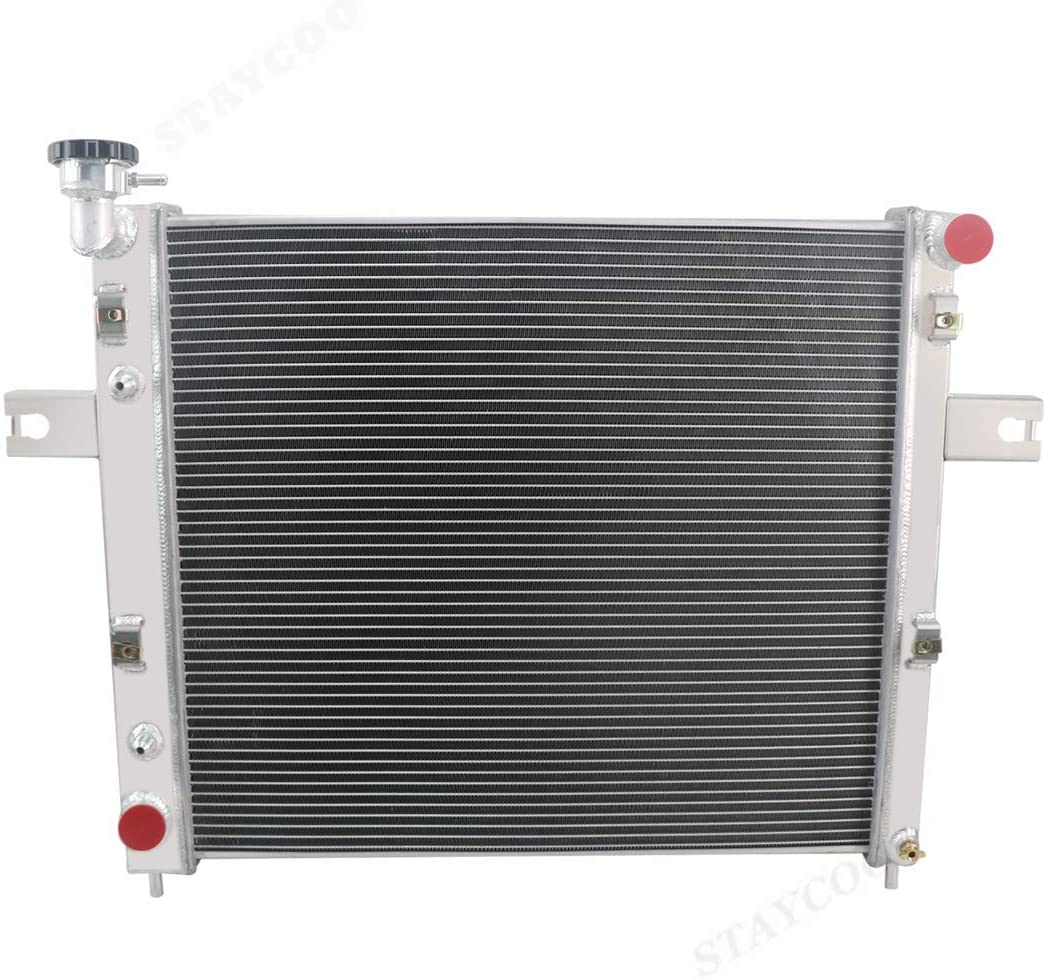 CoolingSky 3 Row All Aluminium Radiator for 1999-2004 Jeep Grand Cherokee 4.0 6Cyl Engine