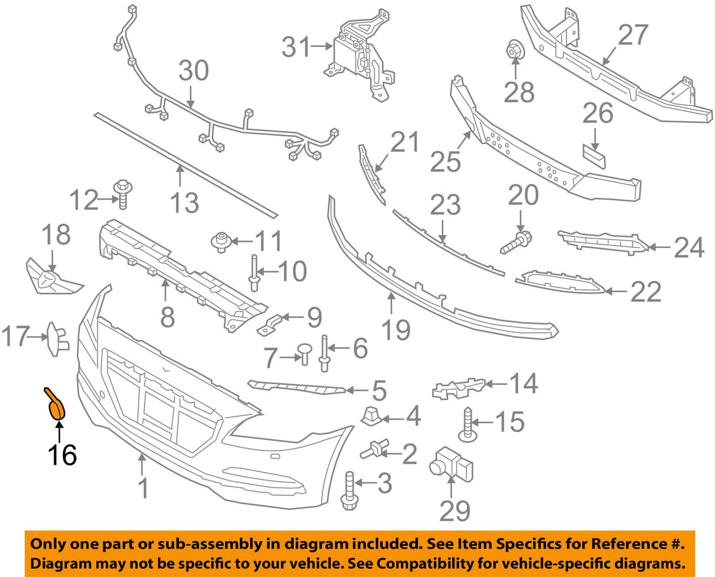 HYUNDAI Cap-Front Hook