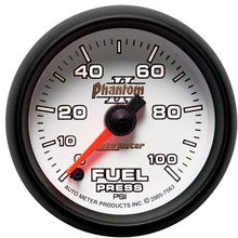 Auto Meter 7563 Phantom II Full Sweep Electric Fuel Pressure Gauge