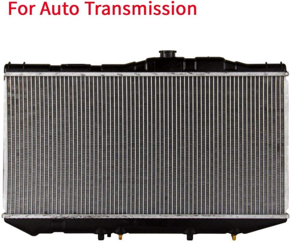 JUDE 16mm Core Automatic Transmission(AT) Aluminum/Plastic Radiator for 1987-1991 Toyota Camry 2.0L L4 with Oil Cooler U870 1 Year Warranty