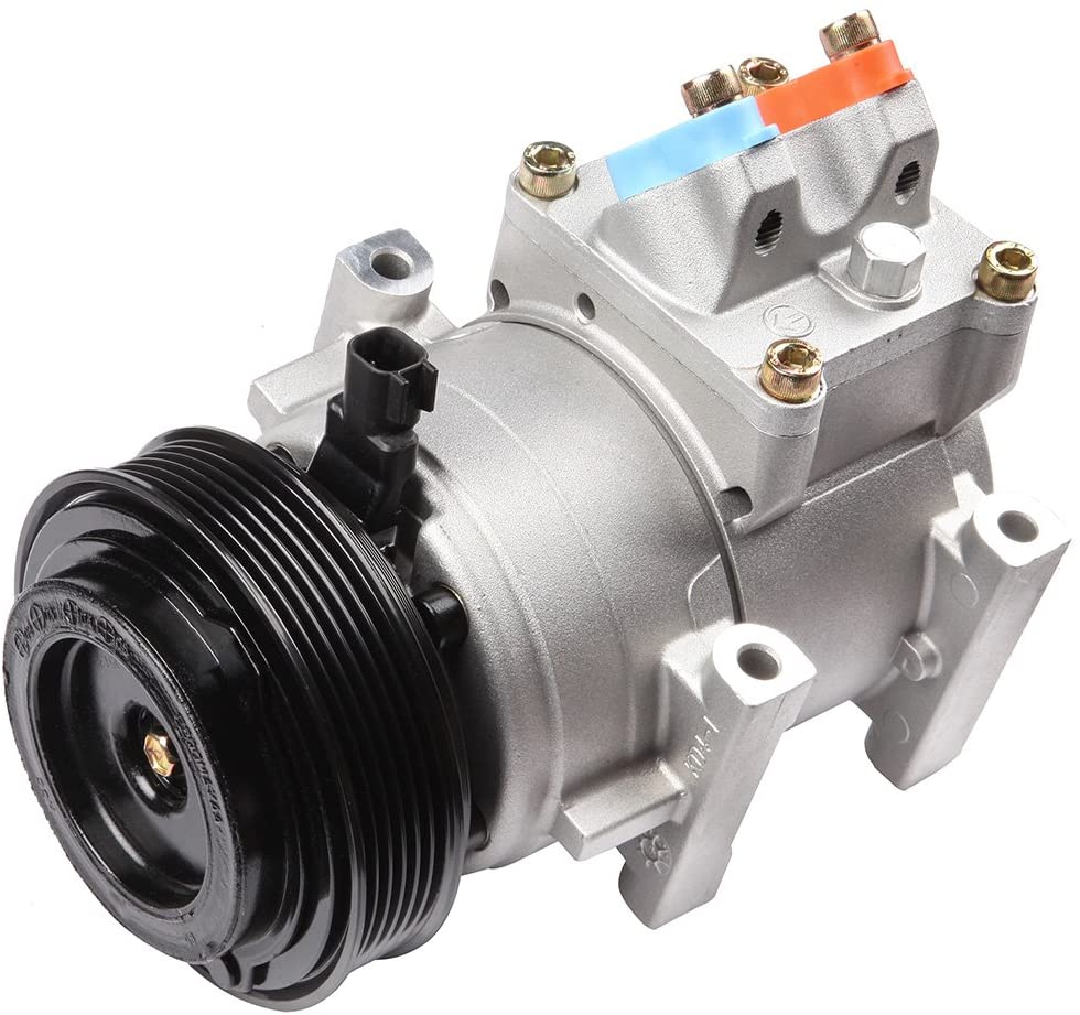 ECCPP AC Compressor with Clutch Replacement for CO 11340C 2011-2013 for Ford Fiesta 1.6L