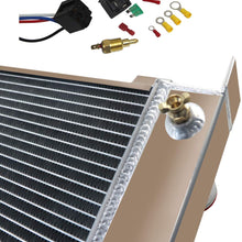 ALLOYWORKS 3 Row All Aluminum Radiator For 1932 Ford Flathead V8 (Shroud Fan Included)