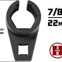 Powerbuilt 648691 3/8" Dr 7/8"(22Mm) Oxygen Sensor Wrench