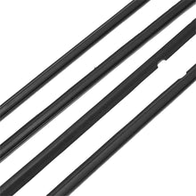 Toryea Black 4pcs Door Outside Weatherstrip Trim Seal Belt Fit Toyota Tundra 2007 2008 2009 2010 2011 2012 2013 2014 2015 2016 2017 2018(Not Double Cab)