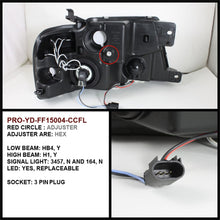 Spyder Auto PRO-YD-FF15004-CCFL-G2-BSM Ford LED Halo Projector Headlight
