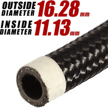 Vincos 8 an AN8 16Ft Nylon and Stainless Steel Braidied Feul Hose + 10pcs an 8 Hose Fitting Kit