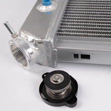 NEW For CHEVY CORVETTE V8 5.7/7.4 1973-1976 1974 1975 Aluminum Racing Radiator +2 x 12" Red Fans Kit
