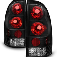 For Toyota Tacoma Pickup Truck Black Bezel Rear Tail Lights Brake Driver/Passenger Lamps