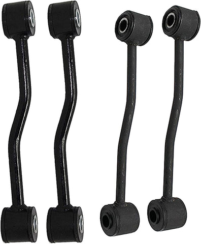 PartsW 4 Pc Suspension Kit for Jeep Grand Cherokee 1999-2004 Front & Rear Sway Bar End Links