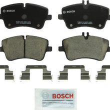 Bosch BC872 QuietCast Premium Ceramic Disc Brake Pad Set For Select Mercedes-Benz C200, C230, C240, C280, C320, C350, CLK280, CLK320, CLK350, SLK280, SLK300; Front