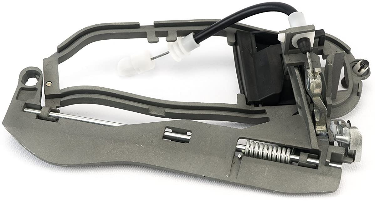 AA Ignition Front Driver Side Door Handle, Left Side Replaces 51218243615 - Fits BMW X5 2000, 2001, 2002, 2003, 2004, 2005, 2006 - Exterior Door Handle Carrier Assembly Replacement