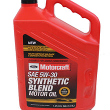 Genuine Ford Fluid XO-5W30-5QSP SAE 5W-30 Premium Synthetic Blend Motor Oil - 5 Quart Jug