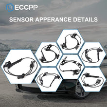 ECCPP Right Front ABS Wheel Speed Sensor ABS Sensor fit for 2009 2011-2012 2015-2017 Toyota Corolla 2009-2012 Toyota Matrix Set of 1