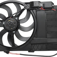 TOPAZ 17117541092 Engine Cooling Fan Assembly for R50 R53 Mini Cooper 1.6L L4