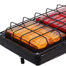 Partsam 2Pcs LED Truck Trailer Tail Lights Bar Kit 40 LED Waterproof Tail Turn Signal Brake Light Running Reverse Light with Iron Net Protection 5 Wires 10V-30V for Truck Boat Trailer UTV RV Camper