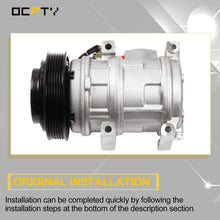 OCPTY CO 10854C Air Conditioner Compressor Compatible for Toyota Sienna 3.3L 3.5L