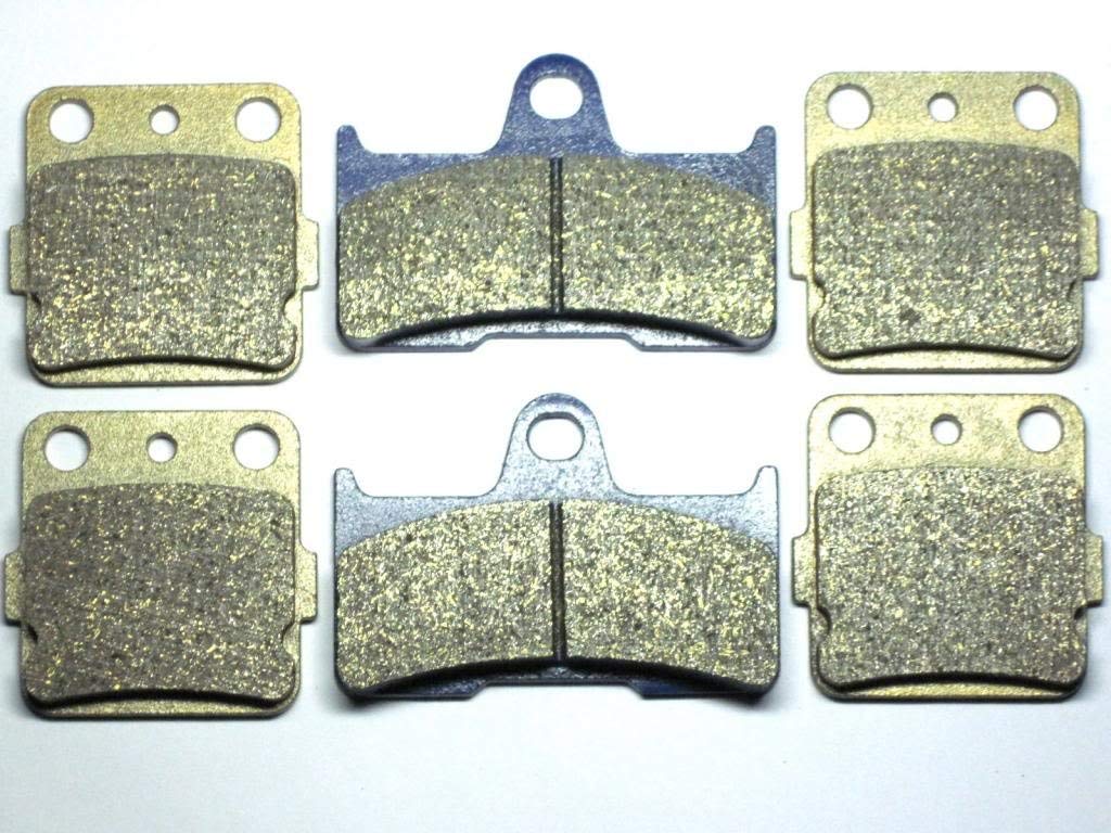 Master Chen Front Rear Brake Pads Brakes for Yamaha Grizzly YFM 660 YFM600 2002-2008 MC0064-001