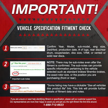 Eline Drill Slot Brake Rotors + Ceramic Pads For 2005 Chevrolet Corvette Base