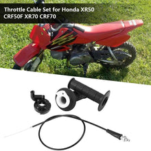 Throttle Cable, CR80/CR60 90cm/35.4in Aluminum Rubber Throttle Cable Set for XR50 CRF50F XR70 CRF70 90cm